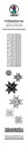 Ursus 34740000 - Set di strisce di carta per creare stelline di Fröbel, 60 pz. in 2 misure, Nero, Modelli/Colori ...