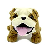 VACHICHI Peluche da 30 cm Bulldog Inglese, Cane di Peluche, Adorabile Cucciolo Giocattolo per Tutte Le Persone
