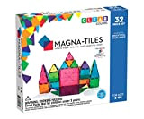 Valtech, mattoncini magnetici Magna-Tiles Clear Colors, confezione da 32 pezzi