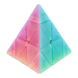 Vdealen Cubo Magico Pyraminx Giocattolo da Viaggio A Torsione a Rotazione Liscia E Veloce A Forma di Cubo Puzzle A ...