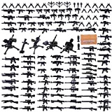 VenGo Set di Armi Militari, Minifigure Accessori Militari per Soldati Militari SWAT della Polizia, Compatibile con Lego