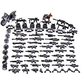 VenGo Set di Armi Militari, Minifigure Accessori Militari per Soldati Militari SWAT della Polizia, Compatibile con Lego