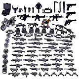 Vengo Set di armi personalizzate per soldati Mini personaggi SWAT Team Polizia compatibile con Lego