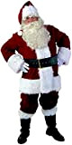 VERNASSA Costume da Babbo Natale da Uomo,Costume da Babbo Natale in velluto per adulti con vestito operato da Natale