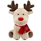 VFM - Peluche di renna in marrone, giocattolo di Natale, accessori natalizi, decorazioni di novità, giocattoli di renne, regalo per ...