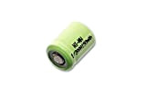 vhbw® Batteria 1/3 AAA Batteria Pila Industriale 150mAh (1.2V) Compatibile con Utilizzo in Modellini ECC.
