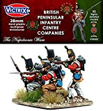 VICTRIX VX0002 - società Britanniche di Centri di Fanteria Peninsulare - Set di 52 Caselle con Bandiere - Miniatura di ...