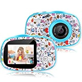 Videocamera digitale per bambini, con schermo IPS HD da 2.0 pollici, Scheda di memoria da 32 GB gratuita, supporto MP3 ...