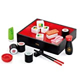 VIGA Toys – 50689 – Set per Sushi in Legno, Multicolore
