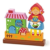 VIGA Toys-Magnetic 3D Puzzle-Red Riding Hood, 50075