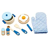 VIGA50115 - Set da cucina in legno per bambini, Blu
