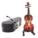 Violino in Miniatura Modello Di Strumento in Legno Modello Di Violino in Miniatura Violino in Miniatura in Legno Mini Modello ...