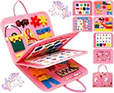 VIPNAJI Busy Board per Bambini 3 Strati , Giochi Montessori 1 Anno, Pannello Sensoriale Bambini Montessori Tavola Busy Board per ...
