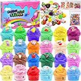 VIPNAJI Fluffy Butter Slime Set, 24 colori Putty Slime Kit, Kit di slime fai da te per bambini, Soft and ...