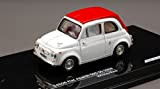 Vitesse MODELLINO in Scala Compatibile con Fiat Abarth 595 SS 1964 White/Red 1:43 VE24506