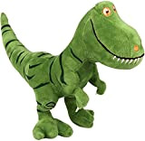 Voarge Peluche a forma di dinosauro, regalo di compleanno, giocattolo di peluche, peluche T-Rex tirannosauro, 40 cm (verde)
