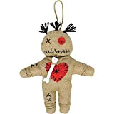 Voodoo - Bambola in iuta, accessorio per costume Ritual Magie Voodoopuppe