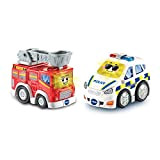 VTech 420663 Toot Drivers 2 Rescue Pack (autopompa antincendio e auto della polizia), multicolore
