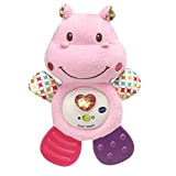 Vtech coccodrillo ippopotamo rosa giocattolo per bambini, sonaglio 80-502555 - versione francese