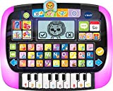 VTech Tablet per l'apprendimento e la musica per bambini, con 12 attività di apprendimento e cornice luminosa, per imparare parole, ...