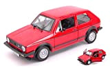 VW GOLF MK1 GTI 1979 RED 1:24 - Burago - Auto Stradali - Die Cast - Modellino