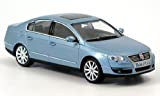 VW Passat (B6), blu met.azzurro, 2005, modellino auto, modello finito, minichamps 1:43