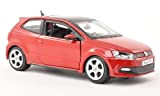 VW Polo V GTI, rosso, modello di automobile, modello prefabbricato, Bburago 1:24 Modello esclusivamente Da Collezione