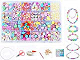Vytung Jewellery Making Kit- Beads Set for Kids Adults Children Craft DIY Necklace Bracelets Letter Alphabet Colorful Acrylic Crafting Beads ...