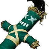 Wanga Doll Green - Bambola originale Voodoo con ago e istruzioni rituali [lingua tedesca]