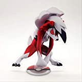 wasd Anime Sun And Moon Lycanroc Rockruff Evolution Plate Toys Collection Action Figure Toy Regali per Bambini Blu