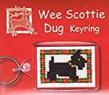 Wee Scottie Dug Dog Keychain kit punto croce by Textile Heritage