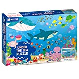 WEEPLO WP102 Under the Sea Puzzle 100 pezzi Dimensioni adatte per ragazzi e ragazze dai 3 anni in su Giocattoli ...