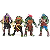 WEIWJTOT Mutant Ninja Turtles, 5.9in 2014 Movie Edition Teenage Mutant Ninja Turtles 4 Pcs, Action Figures Age of Variants, Anime ...