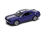 Welly 2013 Dodge Challenger SRT Hard Top 1/24 Scale Diecast Model Car Purple by Welly