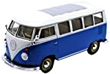 Welly 22095 - Modellino da Collezione VW Bus T1 1962, in Metallo, in Scala 1:24, Colore: Blu