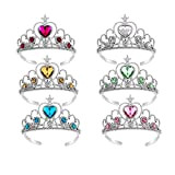 Wenosda 6pcs habiller Tiara Crown Set princesse Costume Party Accessoires pour enfants / fille / enfant en bas âge (jaune ...