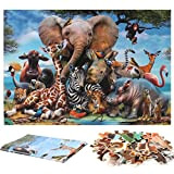Wesen puzzl 1000 pezzi, puzzl pezzi, puzzl animal, puzzle per animali 1000 pezzi, per adulti e bambini, giocattolo educativo per ...