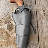 WFTD Fondina Nascosta in Pelle Medievale, Revolver Western Cowboy Pistol Gun Holder per Canna da 6 Pollici, Accessorio in Stile ...