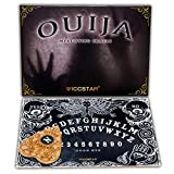 WICCSTAR Nero Tavola Ouija Board con Planchette e Istruzioni Dettagliate