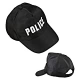 Widmann 03636 - Cappello da poliziotto regolabile, berretto per feste a tema e carnevale