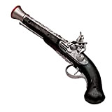Widmann 3085P - Antica pistola da pirata, accessorio per costume, nera