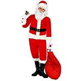 Widmann- Babbo Natale Costume per Bambini, Multicolore, 128 cm / 5-7 Years, 136