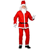 Widmann-Babbo Natale Costume Uomo, Multicolore, (M), 8762