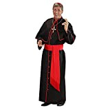 Widmann - Costume Cardinale, tunica, cintura, fascia, papalina, ecclesiastico, festa a tema, carnevale