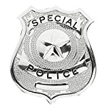 Widmann- Distintivo Polizia, Colore Argento, Taglia Unica, 3302A