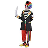 Widmann- Horror Clown Costume Uomo, Multicolore, (L), 97933