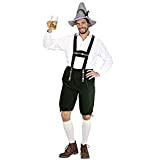 Widmann - Pantalone in pelle in costume, festa della birra, festa popolare, carnevale, festa a tema