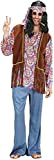 WIDMANN Uomo Hippie Psichedelico Camicia Con Gilet Pantaloni Fascia Per Testa 750
