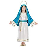 WIDMANN WDM00027 - Costume Per Adulti Maria Santissima (140 cm/8-10 Anni), Multicolore, XS