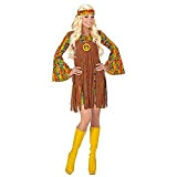 Widmann WDM06521 - Costume Ragazza Hippie, Multicolore, Small